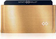 black infinity wallet - minimalist men's and women's accessories logo