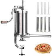 🌭 master feng sausage stuffer: efficient stainless steel homemade sausage maker with 8 stuffing tubes logo