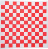 🌯 300ct pack of concession essentials 12x12 red checker deli squares sandwich wrap paper logo