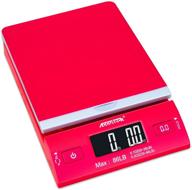 📦 accuteck dreamred 86 lbs digital postal scale with usb & ac adapter - limited edition for efficient shipping & postage logo