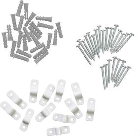 img 4 attached to 🔧 ClosetMaid 7561 Concrete Installation Shelf Clips, 12-Pack - White Color