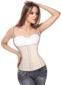 img 2 attached to 👗 Black Women's Underbust Training Cincher Vest Charmian - Lingerie, Sleepwear, Lounge