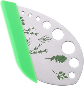 img 3 attached to 🌿 Efficient Herb Stripper: Kale, Cilantro, Thyme, Lettuce, Romaine & More - Metal & Plastic Kitchen Gadget for Fresh Razor-cutting Collard Greens, Basil, Rosemary, and Other Vegetables