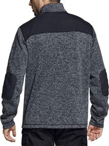 img 3 attached to 🧥 CQR Men's Half Zip Pullover, Thermal Fleece Winter Sweater, Lightweight Long Sleeve Sweatshirt for Outdoor Warmth