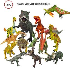 img 2 attached to 🦖 Dinosaur Realistic Educational Set with Velociraptor for Lifelike Learning