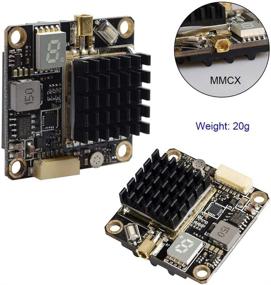 img 1 attached to 📶 High Power 5.8GHz FPV VTX Transmitter with OSD Configuration, Smart Audio, Microphone, and Long Range Switchable for Racing Drones, RC Quadcopters, and RC Cars