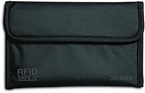 img 3 attached to Pacsafe RFIDsafe Passport Protector Black