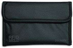 img 1 attached to Pacsafe RFIDsafe Passport Protector Black