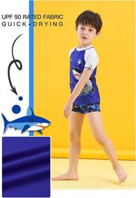 img 1 attached to 🏊 Hawaii Swimwear: Boys' Wetsuit Sleeve Swimsuit for Optimal Water Play