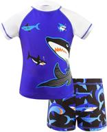 🏊 hawaii swimwear: boys' wetsuit sleeve swimsuit for optimal water play logo