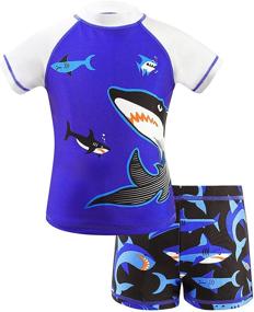 img 4 attached to 🏊 Hawaii Swimwear: Boys' Wetsuit Sleeve Swimsuit for Optimal Water Play