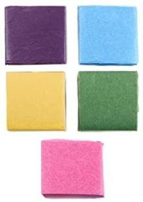 img 2 attached to 🎨 Darice Bold Colors Tissue Paper, 1.4 x 1.4 inch Squares, Assorted