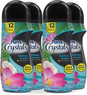 🌺 purex crystals in-wash fragrance and scent booster, tahitian breeze aromatherapy, 15.5 oz, pack of 4 logo