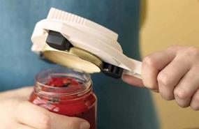 img 1 attached to 🍶 Make Jar and Bottle Opening a Breeze with KUHN RIKON Strain-Free Gripper Opener – 10x5x2.25 inches, White