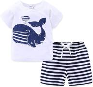 🩳 little boys summer shorts set - mud kingdom beach outfits for holiday logo