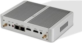 img 3 attached to 🖥️ Kingdel Smart Compact Mini Desktop Computer: Fanless Nettop with Intel Celeron N3150 4 Cores CPU, 8GB RAM, 128GB SSD, 2LAN, 2HD Ports, 4USB 3.0, Wi-Fi, Windows 10 Pro - Ultimate Efficiency in a Compact Package!