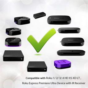 img 1 attached to 📱 Инфракрасный пульт дистанционного управления для ROKU 1-4 LT HD XD XS Express Premiere - подходит для моделей 3900RW, 3910RW, 4620RW - несовместим с телевизорами TCL.