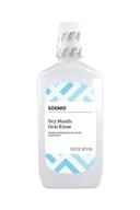 🌿 solimo dry mouth oral rinse by amazon brand - alcohol free, mint flavor, 16 fl oz - buy now! logo