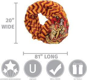 img 1 attached to Adults and Kids Lightweight Infinity Scarf - Harry Potter House Edition