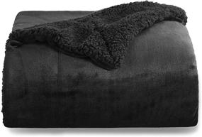 img 4 attached to 🛏️ Bedsure Sherpa Fleece Blanket: Premium Microfiber Bedding for Adults and Kids