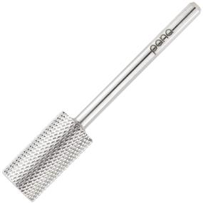 img 4 attached to 🔧 PANA Professional 3/32" Shank Size - Flat Top Large Barrel Silver Carbide Bit Fine Grit - Nail Drill Bit for Dremel Machine: Ultimate Precision and Performance