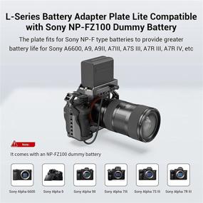 img 3 attached to SmallRig Battery Adapter Plate NP FZ100