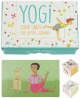🧘 йога-набор yogi fun с карточной игрой йоги, иллюстрированными позами, увлекательными стихами, 4 интерактивными активностями и 2 картонными кубиками логотип