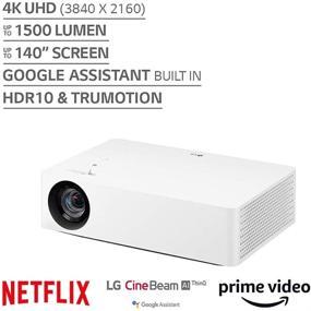 img 3 attached to 🎥 LG HU70LA 4K UHD Smart Home Theater CineBeam Projector with Amazon Alexa, LG ThinQ AI, and webOS Lite Smart TV (Netflix, Prime Video, and VUDU)