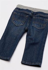 img 2 attached to Kids' Place Boys Baby and Toddler Pull-On Straight Jeans