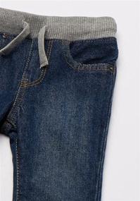 img 1 attached to Kids' Place Boys Baby and Toddler Pull-On Straight Jeans