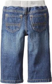 img 3 attached to Kids' Place Boys Baby and Toddler Pull-On Straight Jeans