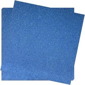 img 4 attached to 🎉 Crafasso Marine Premium Glitter Cardstock - 12" x 12" - 300gsm - Pack of 15 Sheets