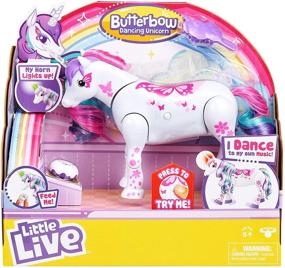 img 4 attached to Magical Little Live Pets Unicorn Butterbow - Interactive Toy for Kids