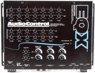 audiocontrol eqx black equalizer crossover logo