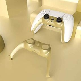 img 3 attached to 🎮 Enhance Your PS5 Controller with a Stylish DIY Gold Shell Replacement