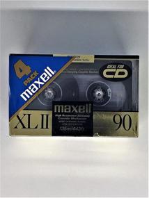 img 4 attached to Магнитофонная кассета Maxell(R), 90 минут высокой основы стандартного качества, набор из 4 штук - Продукт снят с производства - Ограниченный запас