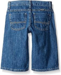 img 2 attached to 👕 Boys' Clothing and Shorts - Wrangler Authentics Pocket Blackened Indigo