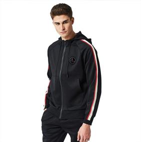 img 2 attached to Sports Casual Tracksuit Running Jogging Men's Clothing in Active