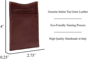 img 3 attached to Luggage Depot USA LLC Italian Men's Accessories and Wallets, Card Cases & Money Organizers