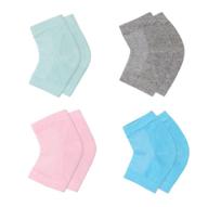 moisturizing heel socks for women - open toe gel socks 🧦 for dry, cracked feet | cooling & repairing socks - 4 pairs logo