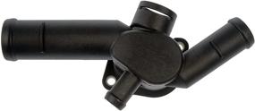 img 1 attached to Dorman 902-707 Black Engine Coolant Water Outlet - Optimized for Select Seat / Volkswagen Models