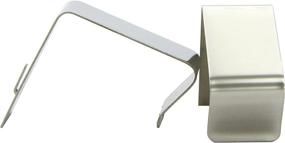 img 1 attached to 7501 Quartet Flexible Metal Hangers for 1-1/2 to 2-1/2 Thick Panels - Set of 2 Hangers