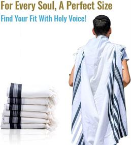 img 1 attached to Kosher Wool Tallit Israel Made Traditional