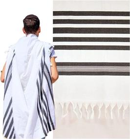 img 4 attached to Kosher Wool Tallit Israel Made Traditional