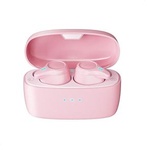 img 3 attached to 🎧 KOSETON E10 True Wireless Earbuds, Mini Pink – HD Calls & Music – Bluetooth Earbuds with Superior Sound & Premium Comfort, Includes Charging Case