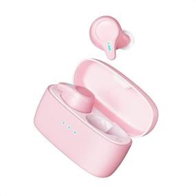 img 1 attached to 🎧 KOSETON E10 True Wireless Earbuds, Mini Pink – HD Calls & Music – Bluetooth Earbuds with Superior Sound & Premium Comfort, Includes Charging Case