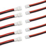 🔌 10 шт. улучшенный набор кабелей с разъемами jst-ph 2.0 мale и female для jjrc h36 h67 blade inductrix e010 e013 batteries логотип