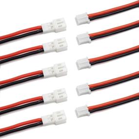 img 4 attached to 🔌 10pcs Upgraded Tiny Whoop JST-PH 2.0 Male & Female Connector Cable for JJRC H36 H67 Blade Inductrix E010 E013 Batteries