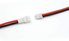 img 1 attached to 🔌 10pcs Upgraded Tiny Whoop JST-PH 2.0 Male & Female Connector Cable for JJRC H36 H67 Blade Inductrix E010 E013 Batteries