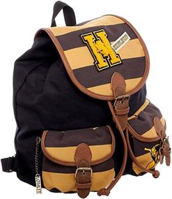 img 2 attached to 🎒 Hufflepuff Varsity Knapsack Backpack: The Perfect Accessory for Potter Fans